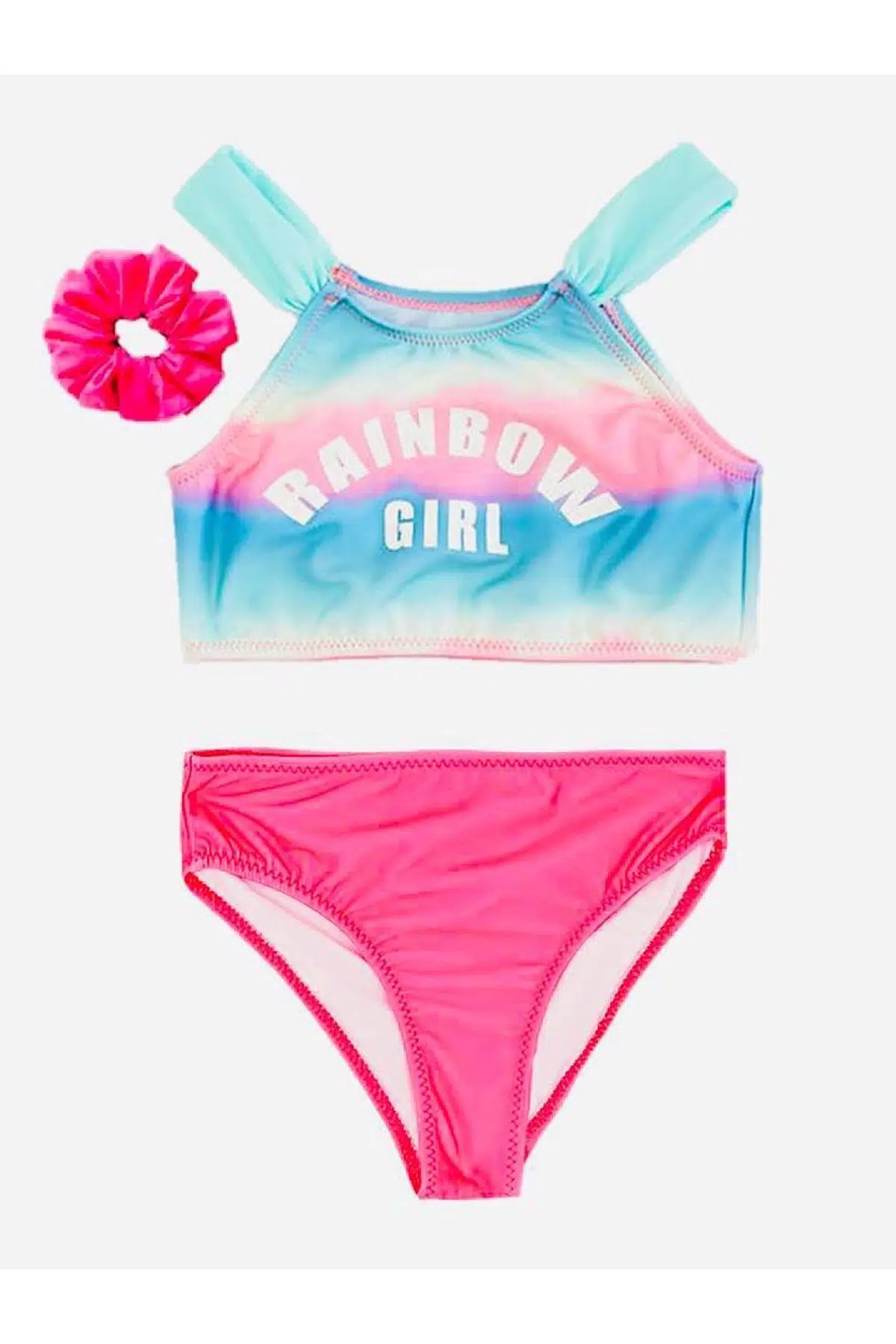 Degrade baskılı kız çocuk bikini takım - DEGRADE