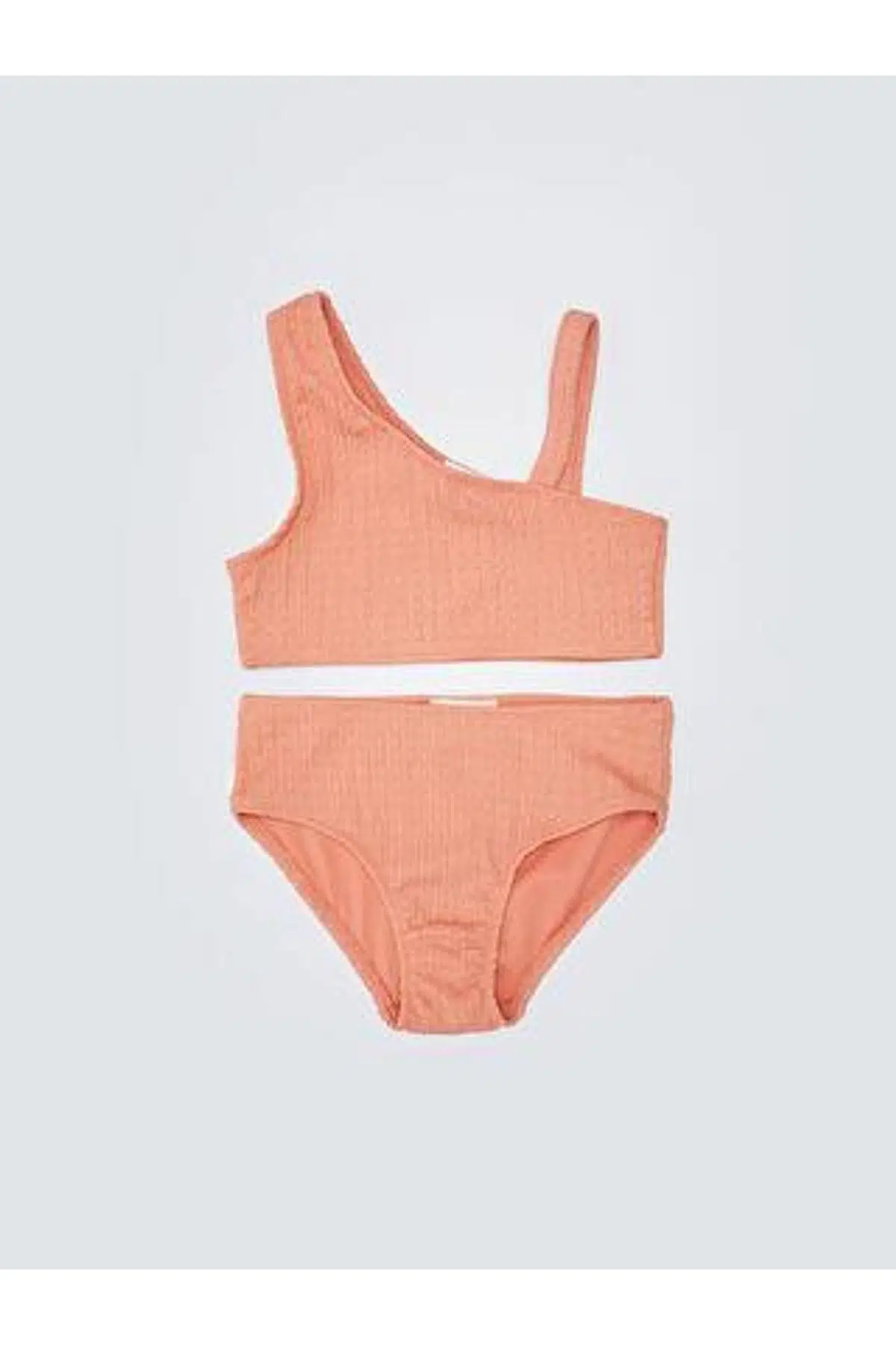 Dokulu kumaş kız çocuk bikini takım - TARÇIN