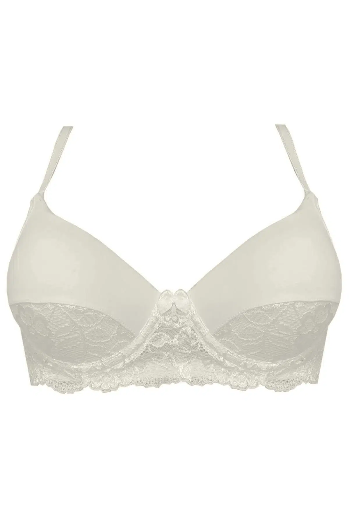 EKRU MICRO DANTEL DETAYLI KAPLI SÜTYEN DS200586SU - EKRU