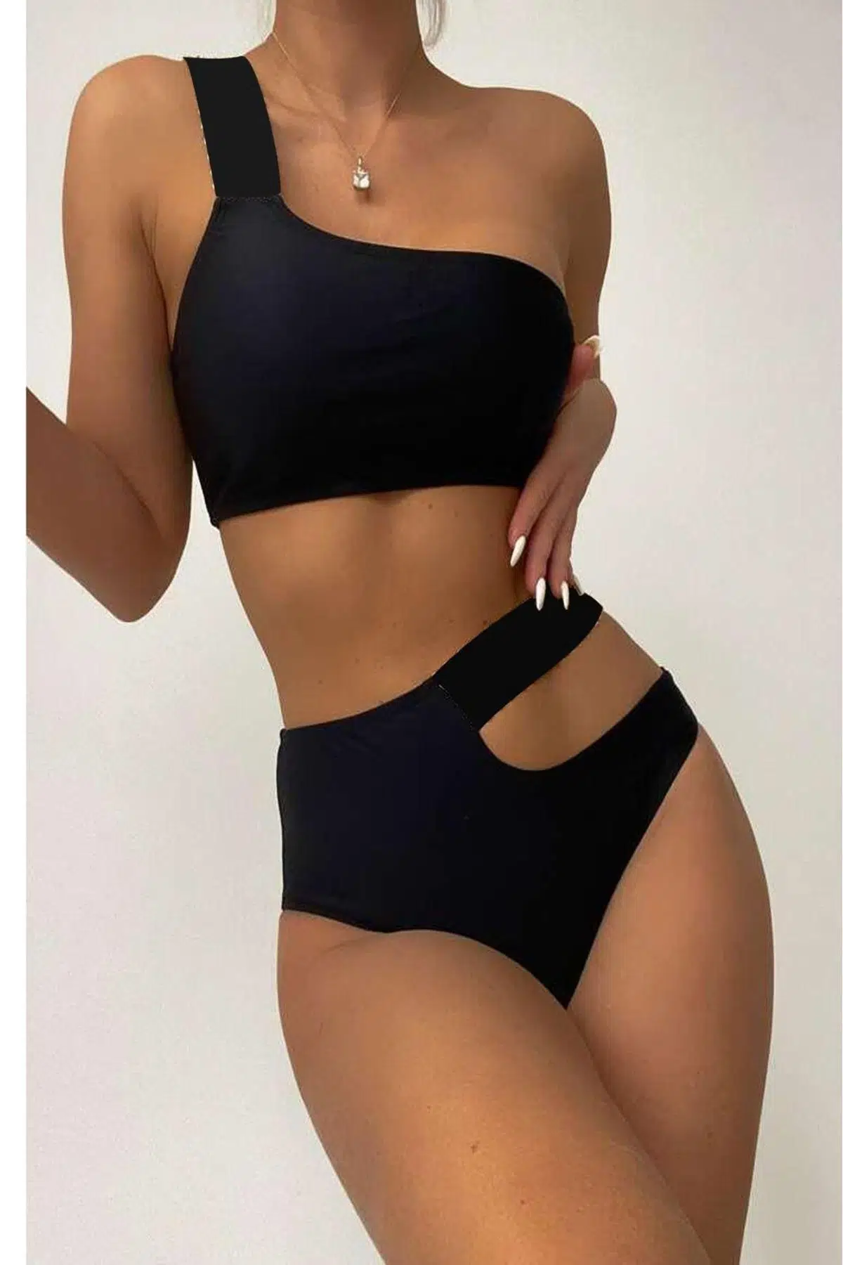 Cut Out bikini altı DB200713BA - SİYAH