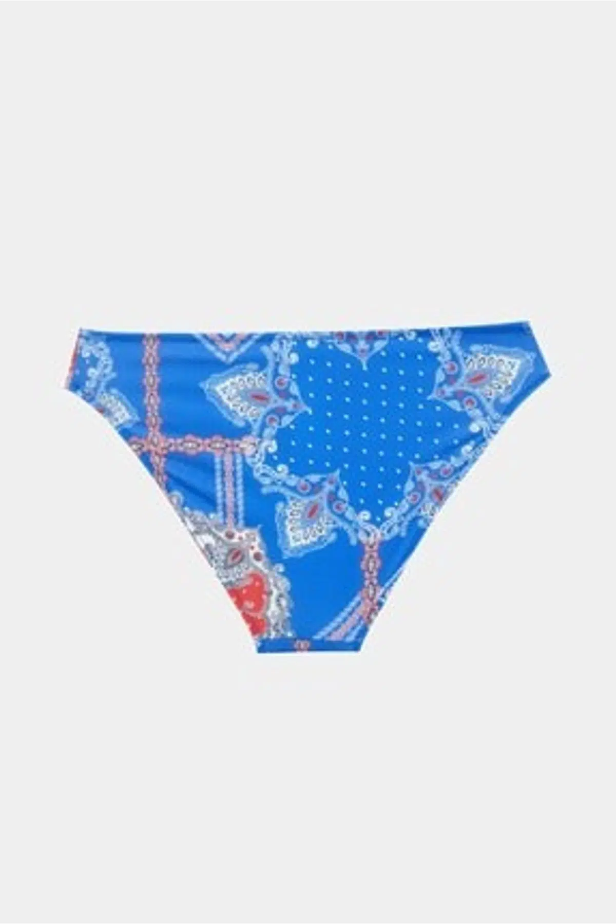 MAVİ KIRMIZI BASKILI BIKINI ALTI - MAVİ KIRMIZI BASKILI
