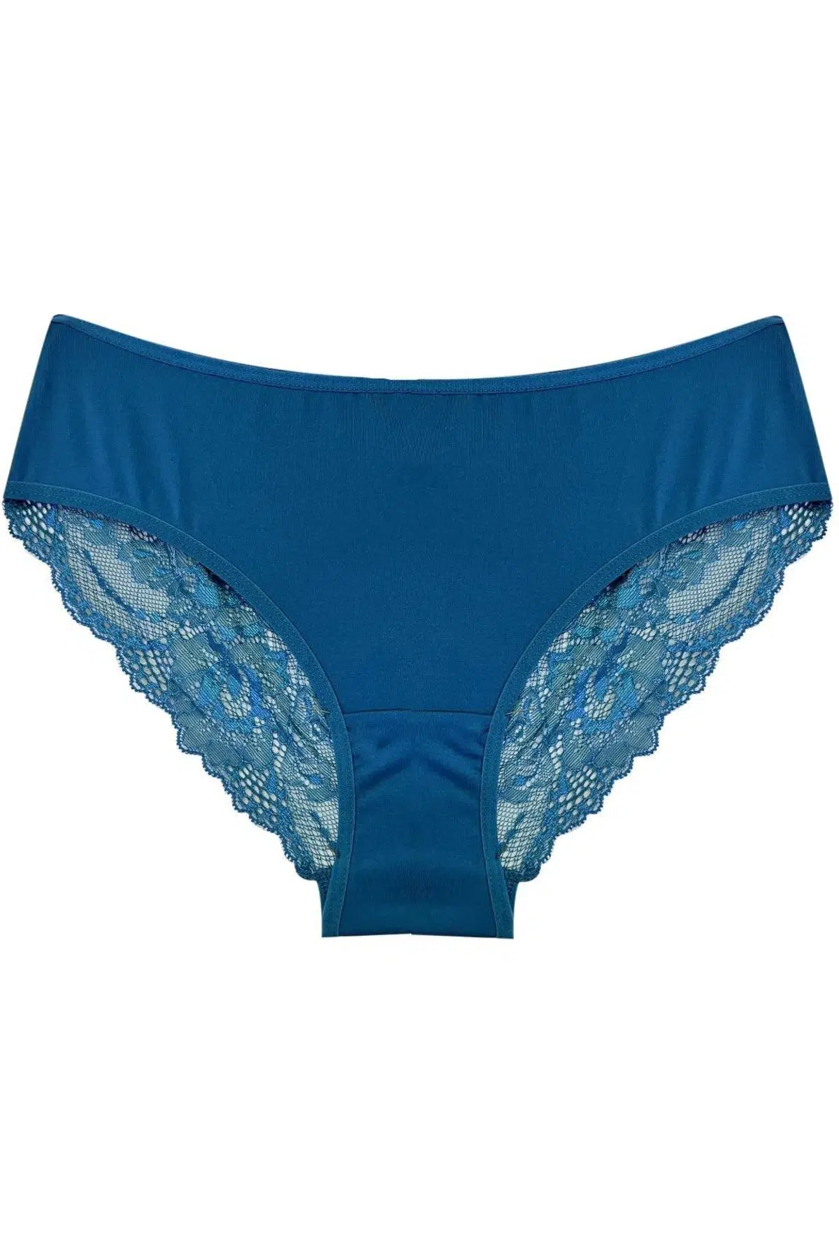 Petrol dantel detaylı külot - PETROL MAVİ